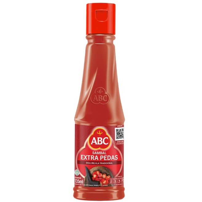 

Sambal abc extra pedas tradisional 135ml