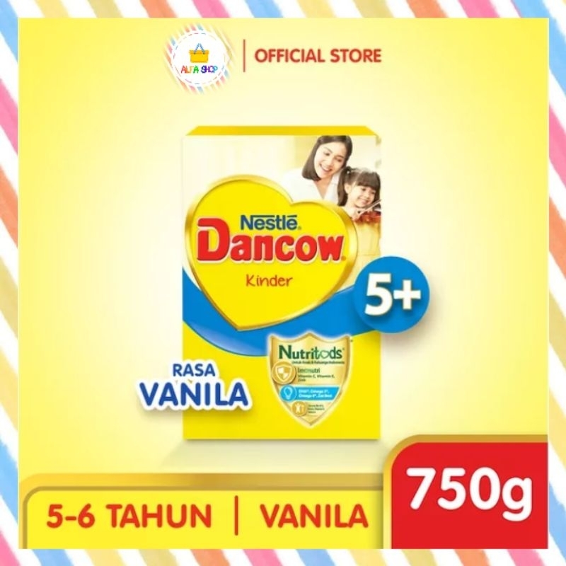 Susu Nestle Dancow 5+ 750g - 1kg Vanila / Coklat / Madu