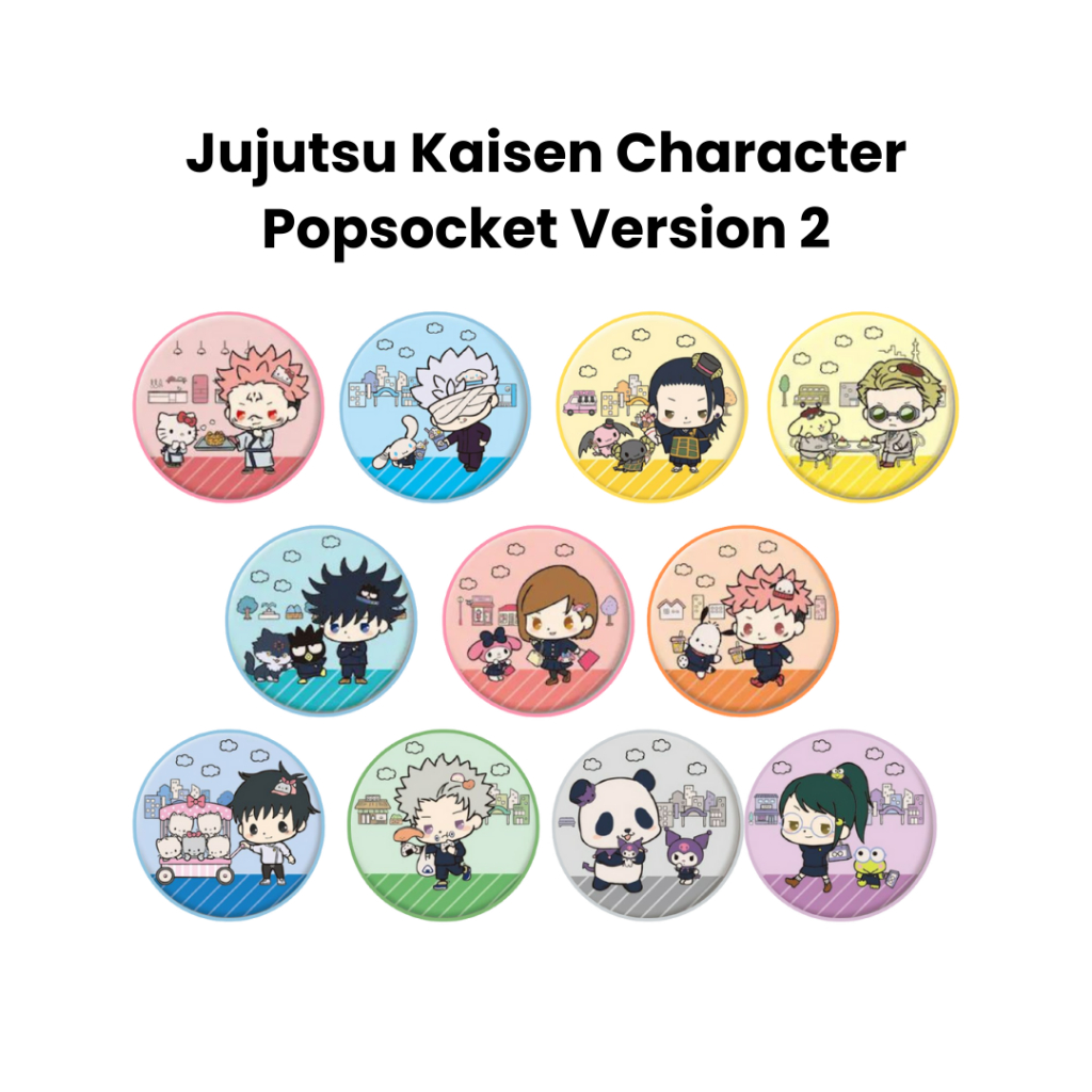 Popsocket Anime Jujutsu Kaisen Edition Ponsel Griptok Ver.2 SANRIO