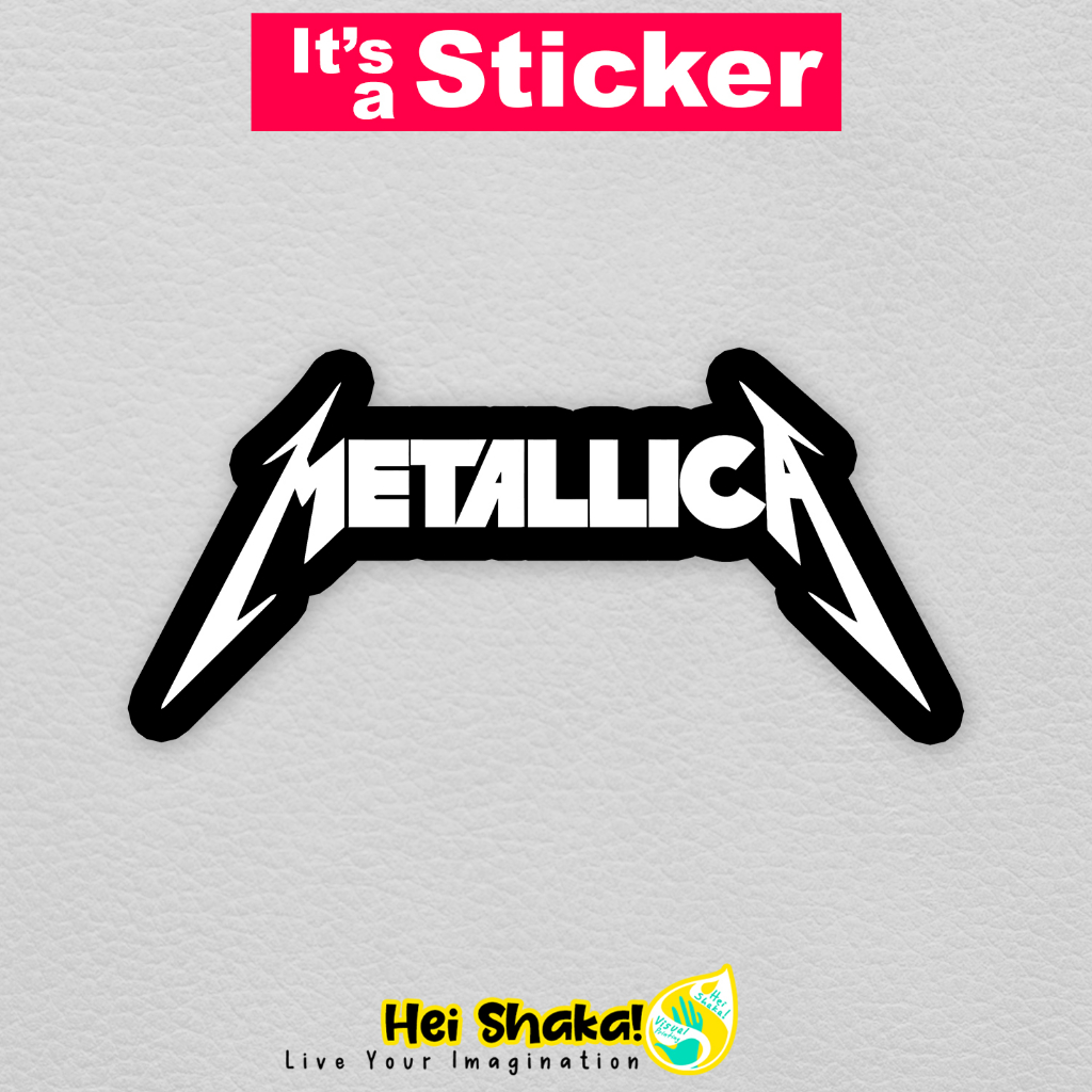 

Stiker METALLICA Sticker Musik Band Vinyl Anti Air