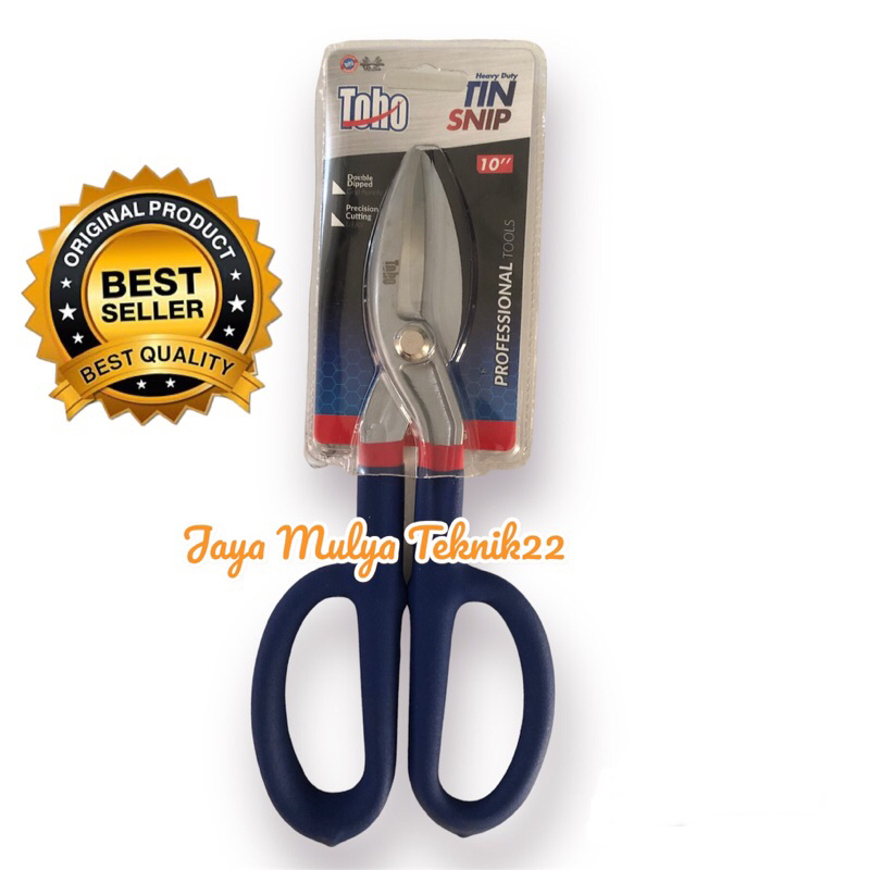 PREMIUM Gunting seng 10 inch toho TIN SNIP / gunting plag baja ringan / alat perkakas