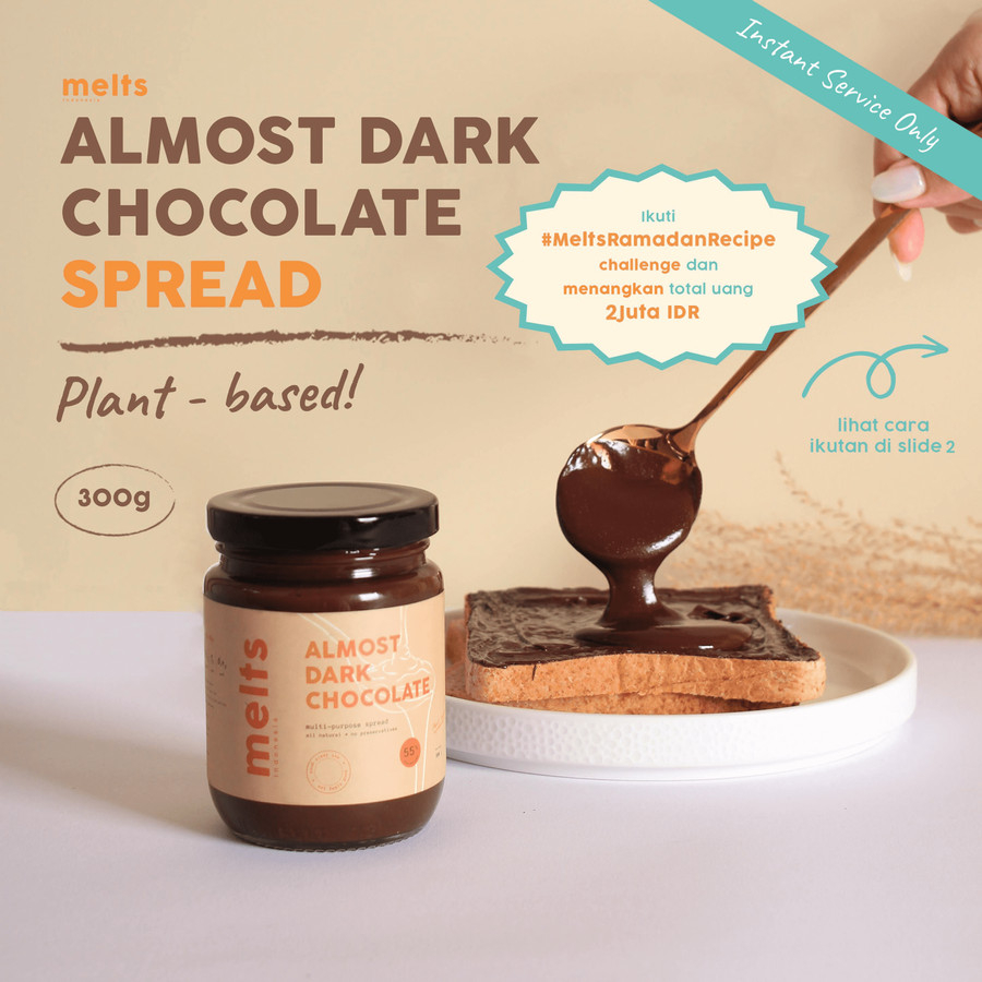 

MELTS SPREAD ALMOST DARK CHOCO 300G