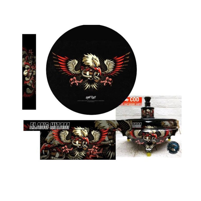 STIKER KANDANG LOVEBIRD UNTUK  PVC/KAYU