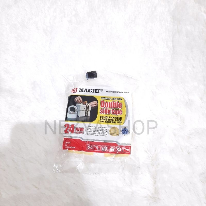 

ISOLASI DOUBLE TAPE NACHI 24MM 1INCH