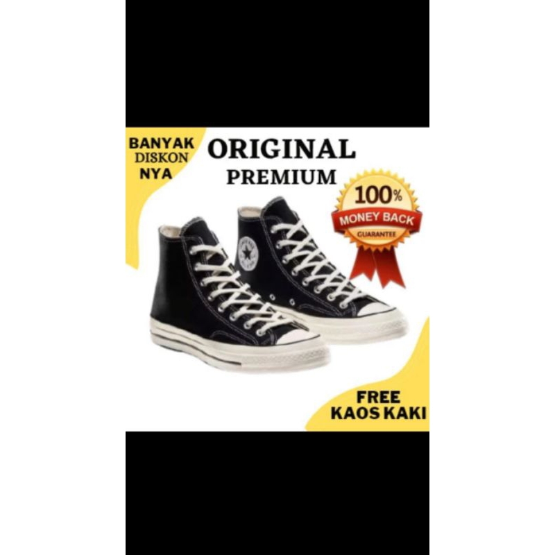 SEPATU CONVERSE ALL STAR ORIGINAL 100% 70s PRIA WANITA SNEAKERS TINGGI