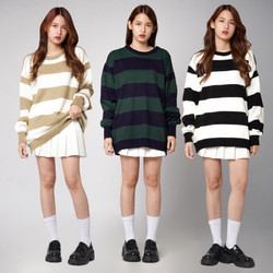 SWEATER RAJUT EIRA OVERSIZE/ATASAN RAJUT WANITA POLET BLASTER TERBARU