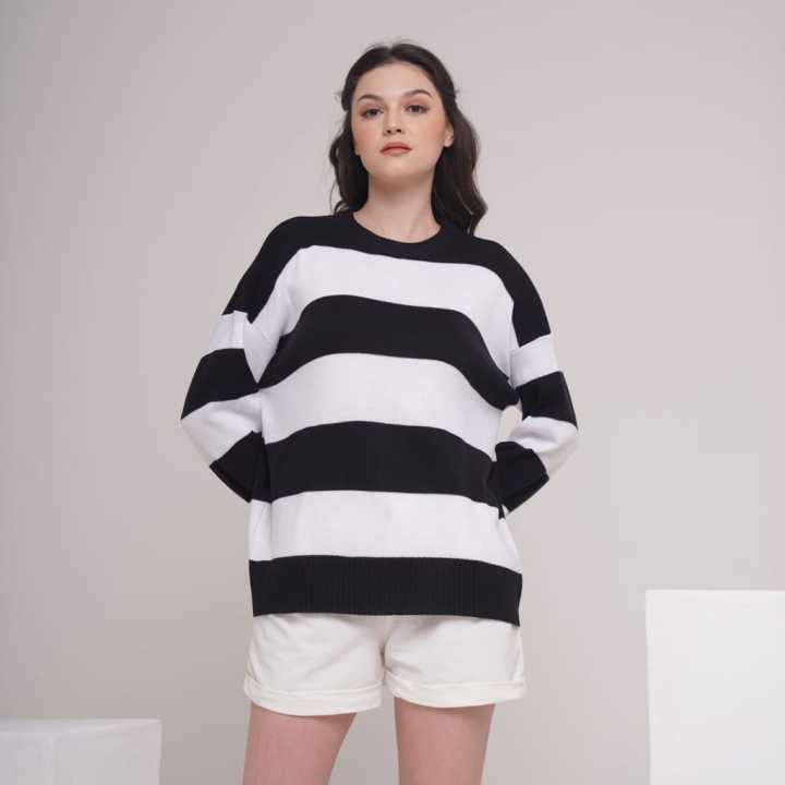 SWEATER RAJUT EIRA OVERSIZE/ATASAN RAJUT WANITA POLET BLASTER TERBARU