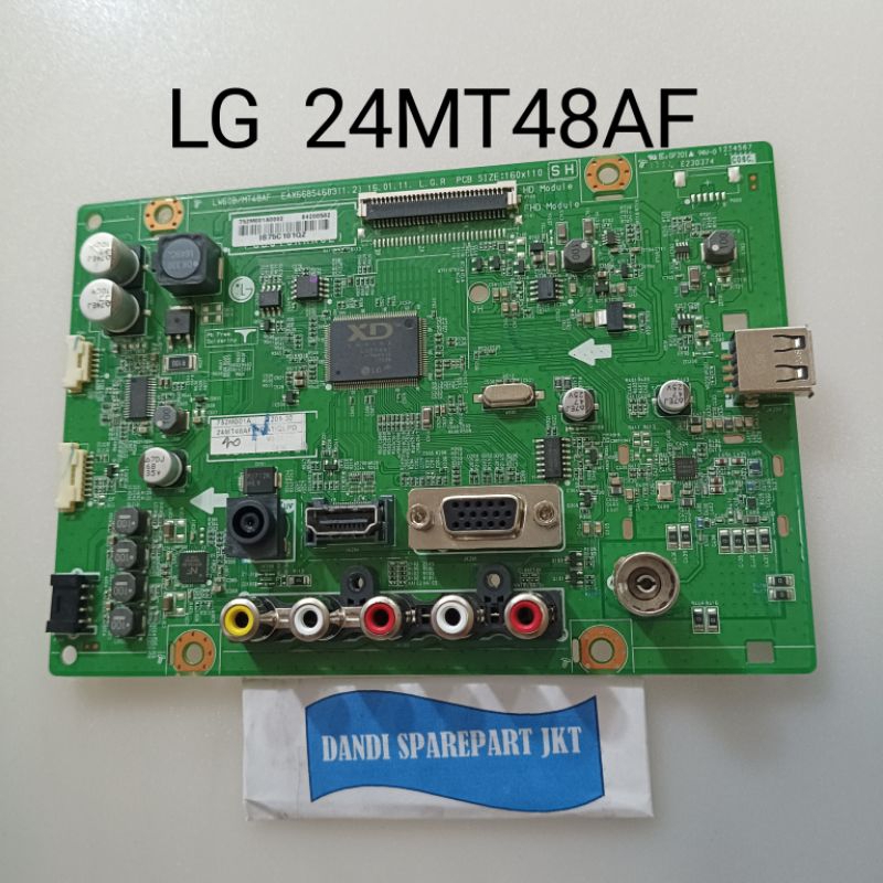 MB LG 24MT48AF - MAINBOARD - MOTHERBOARD - MESIN TV LED - MAINBOARD TV LG - MOBO