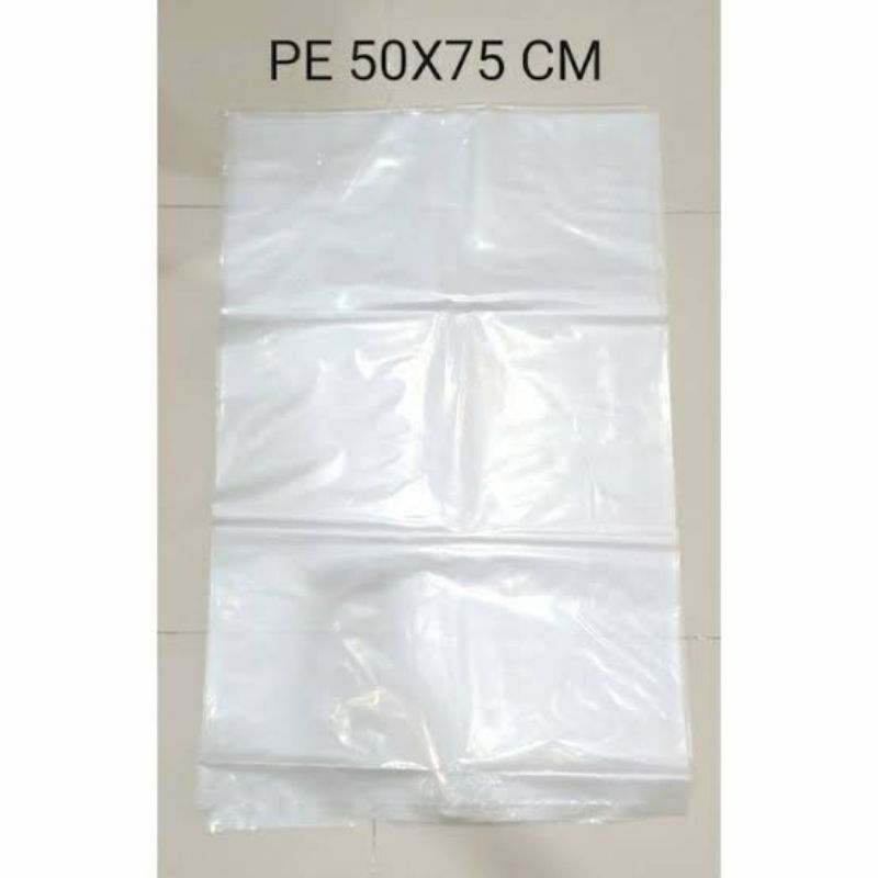 Plastik PE MURAH HARGA PABRIK | Kantong Karung Bening PE Tebal Besar Jumbo | Wadah Laundry Londry