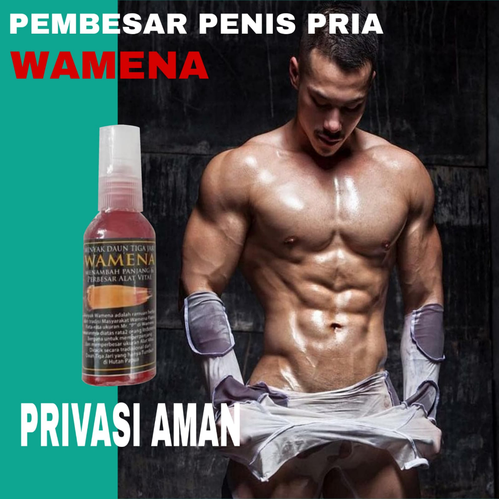 DAUN TIGA JARI WAMENA ORIGINAL ASLI OBAT PEMBESAR ALAT VITAL PRIA BESAR DAN PANJANG