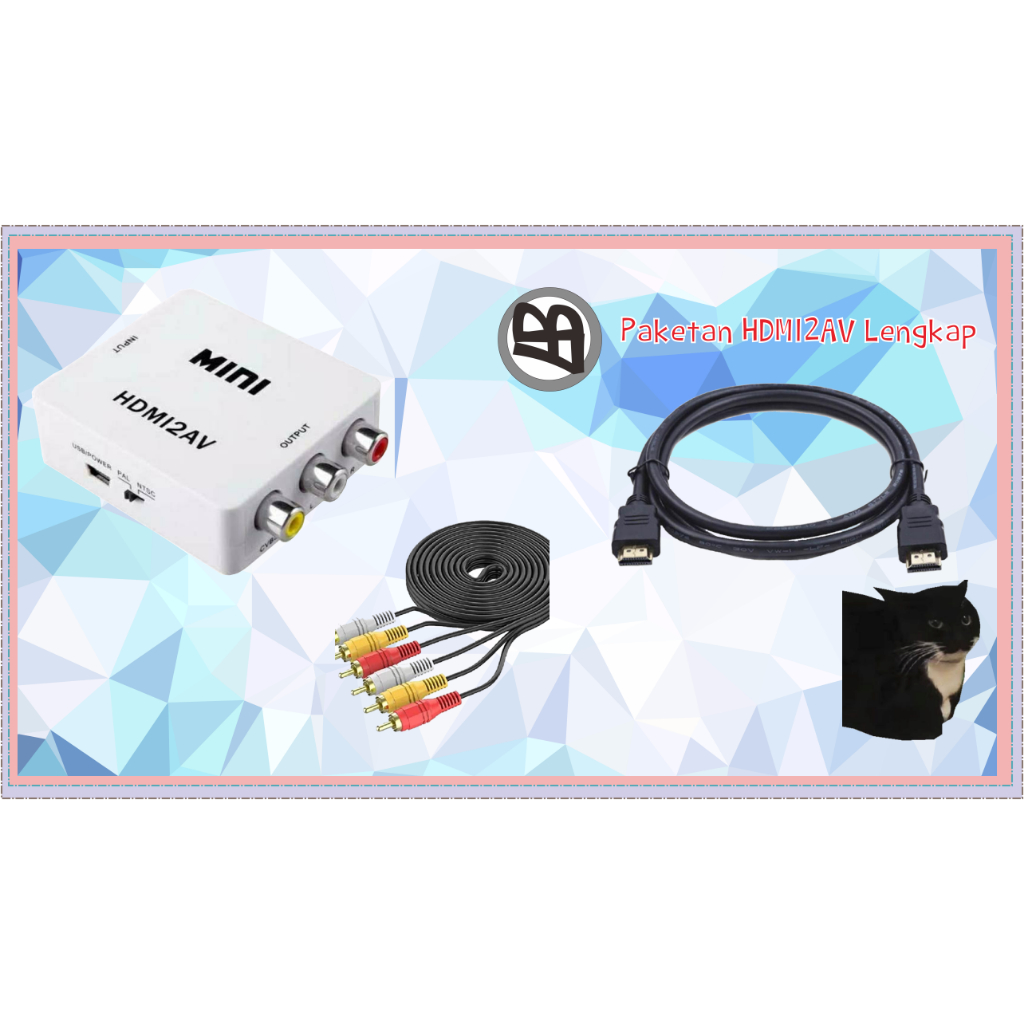 Paket Lengkap HDMI2AV Murah Mataram