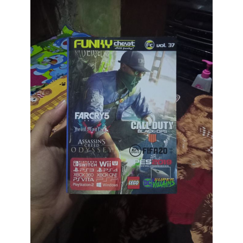 Buku Funky Cheat PS2 PS3 PS4 PS Vita PSP Nintendo Switch Wii Xbox 360 Xbox On