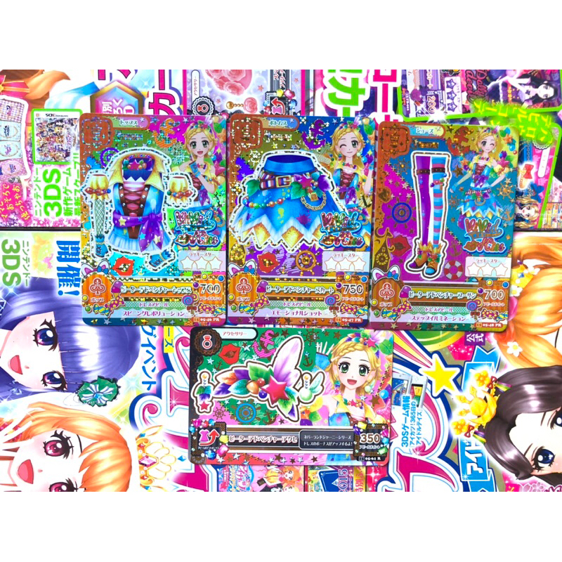 Kartu Aikatsu Jepang Premium Peter Adventure Coord Fulset Vivid Kiss Hinaki Shinjo Japanese PR Card 