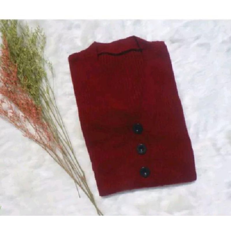 CARDIGAN BELLE KANCING / CARDIGAN OVEESIZE / CARDIGAN RAJUT MURAH /  CARDIGAN LONG KANCING 3 FASHION
