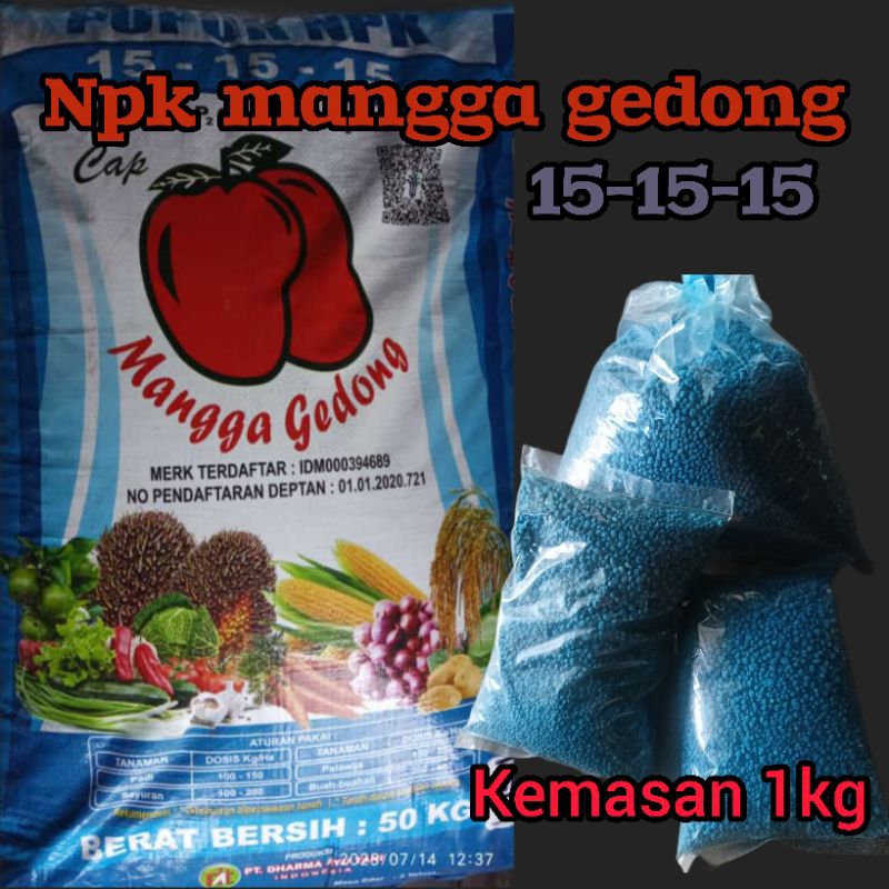 NPK MANGGA GEDONG15-15-15(repack1kg)