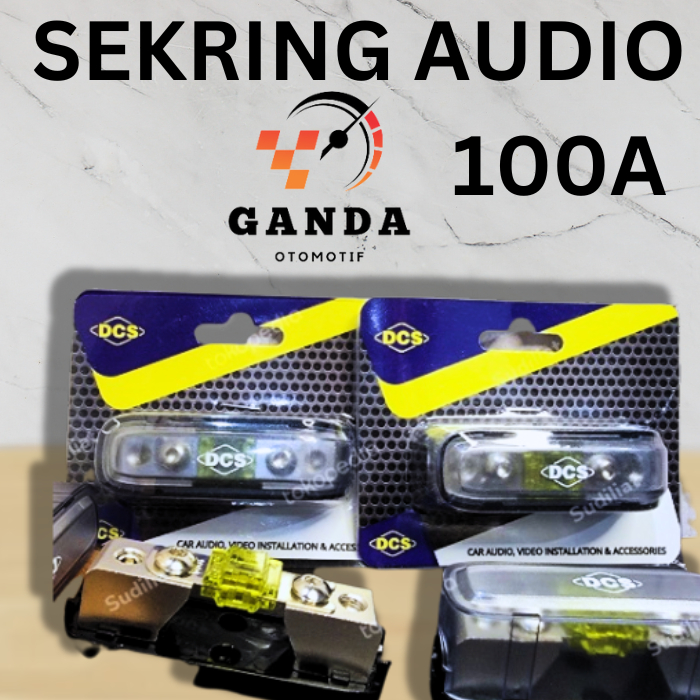 SEKRING / SIKRING FUSE AUDIO / MOBIL FUSE HOLDER AUDIO MOBIL - 100 A
