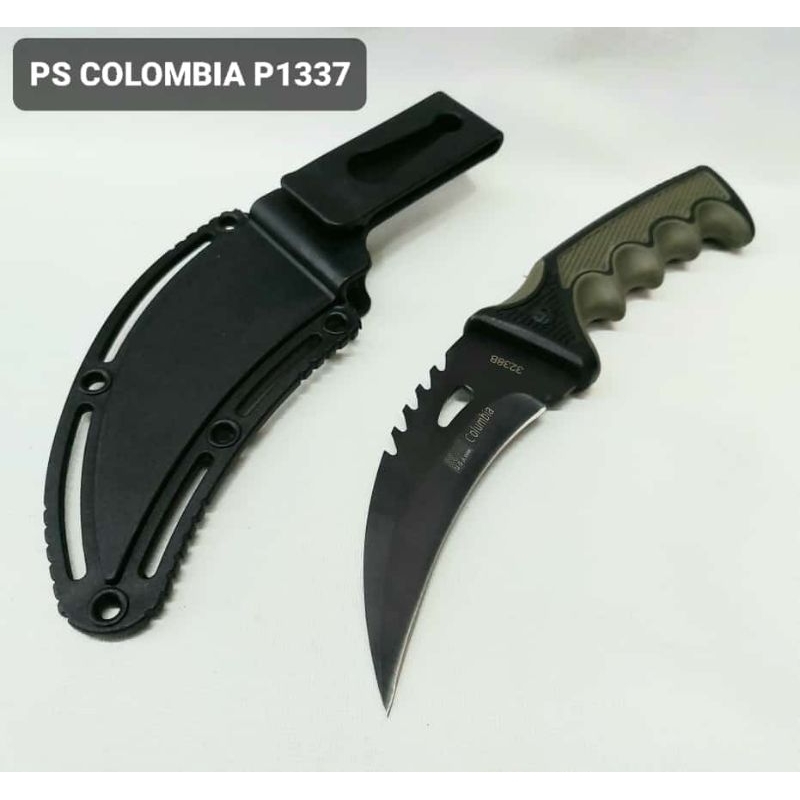Pisau Columbia P1337 Knife Camping Survival Tactical Tools