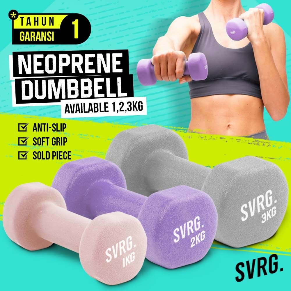 The Republic of Svarga Neoprene Dumbbell Svarga | 1KG | Dumbell Gym & Fitness