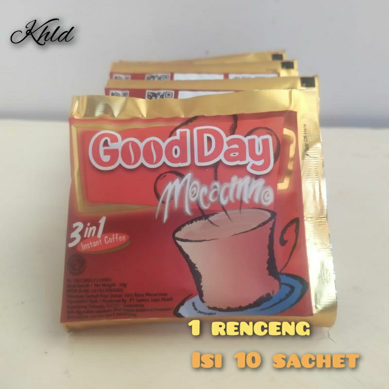 

Goodday Mocacino 10 sachet