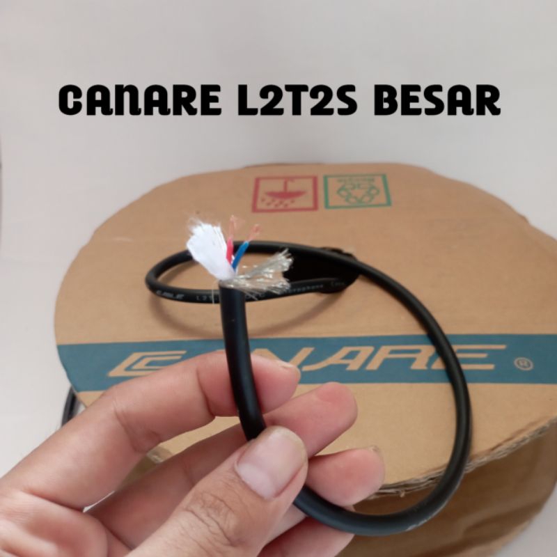 Kabel Canare L2T2S Besar / Kabel Mic Canare Besar Jual Meteran