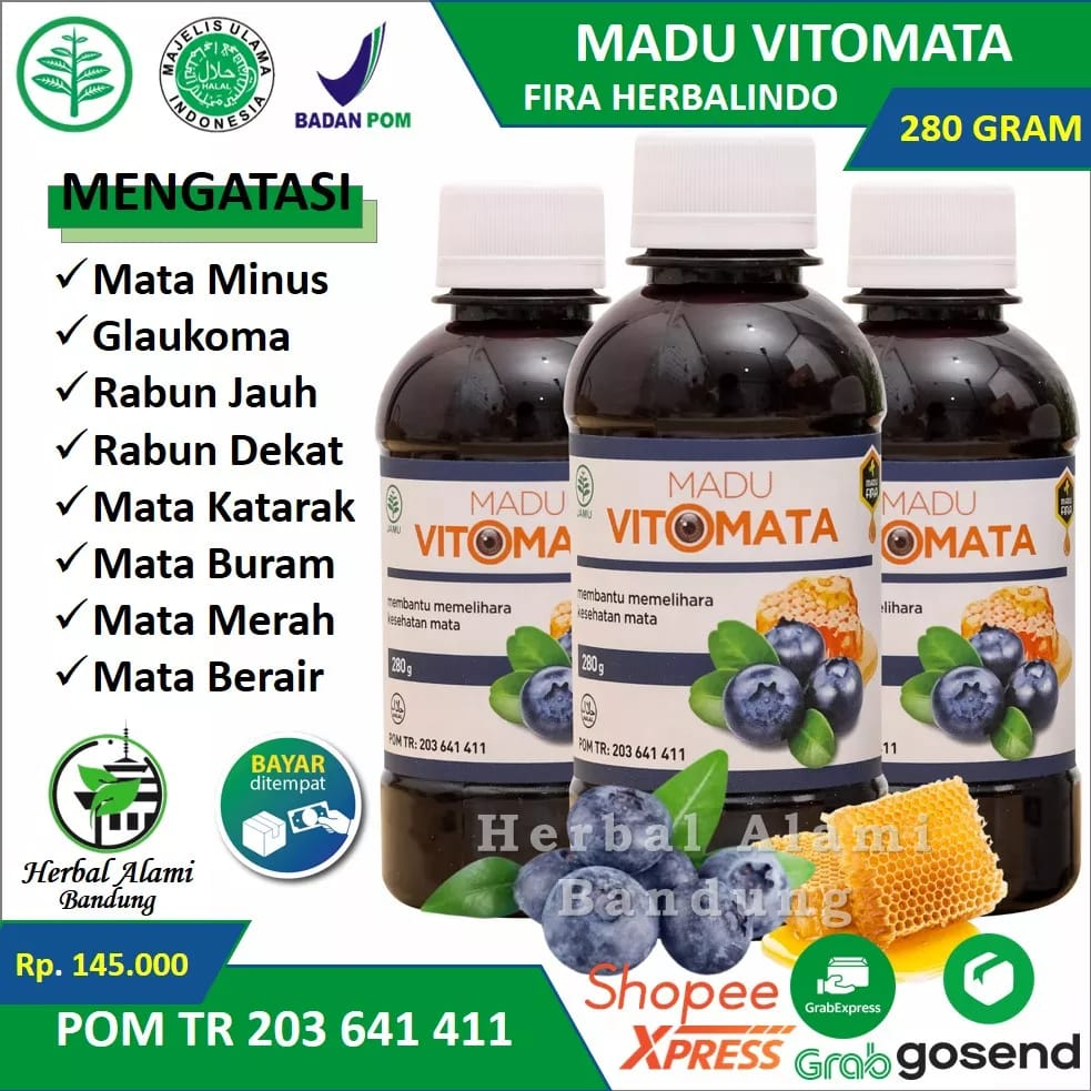 

Madu Vitomata Asli Mengatasi Katarak Minus Glaukoma Glukoma Original BPOM