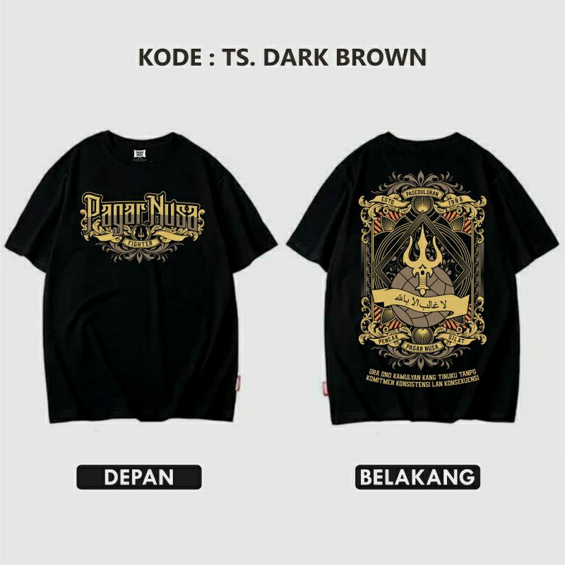 kaos pagar nusa sablon plastisol