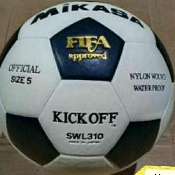 Bola Kaki Mikasa Hitam Putih Fifa Size 5