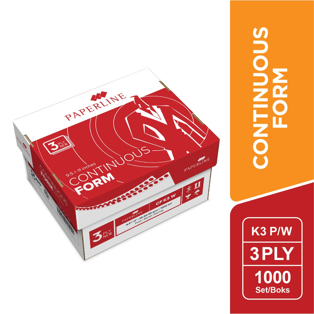 

Paperline CF 9,5" x 11 NCR 3 Ply