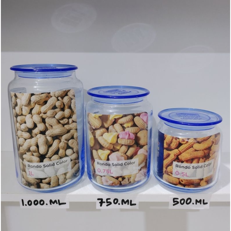 toples serbaguna Indomaret pointku product by luminarc orginal Rondo solid color ice blue 1 liter 0.