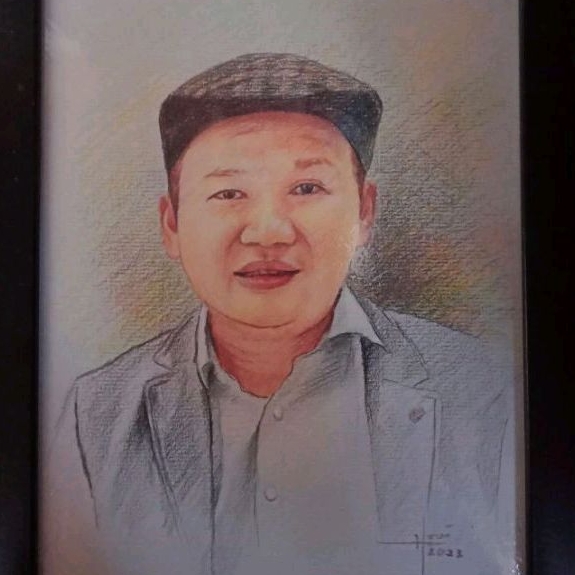 sketsa foto wajah custom