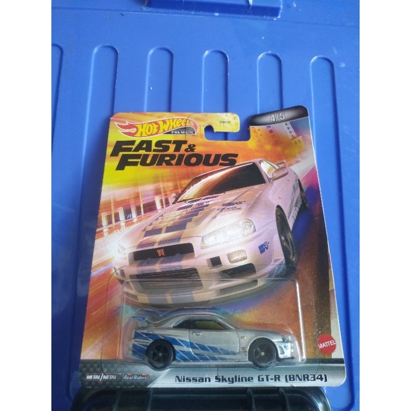 hotwheels nissan skyline r34 premium fast furious