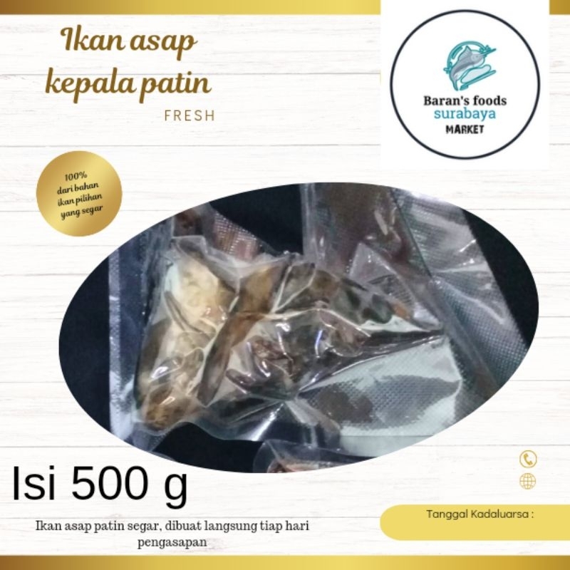 

kepala ikan patin asap