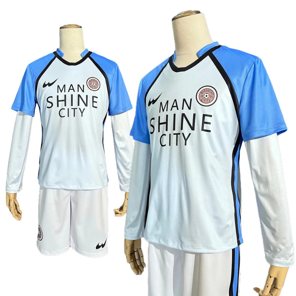 Jersey Baju Kaos Blue Lock Man Shine REO NAGI