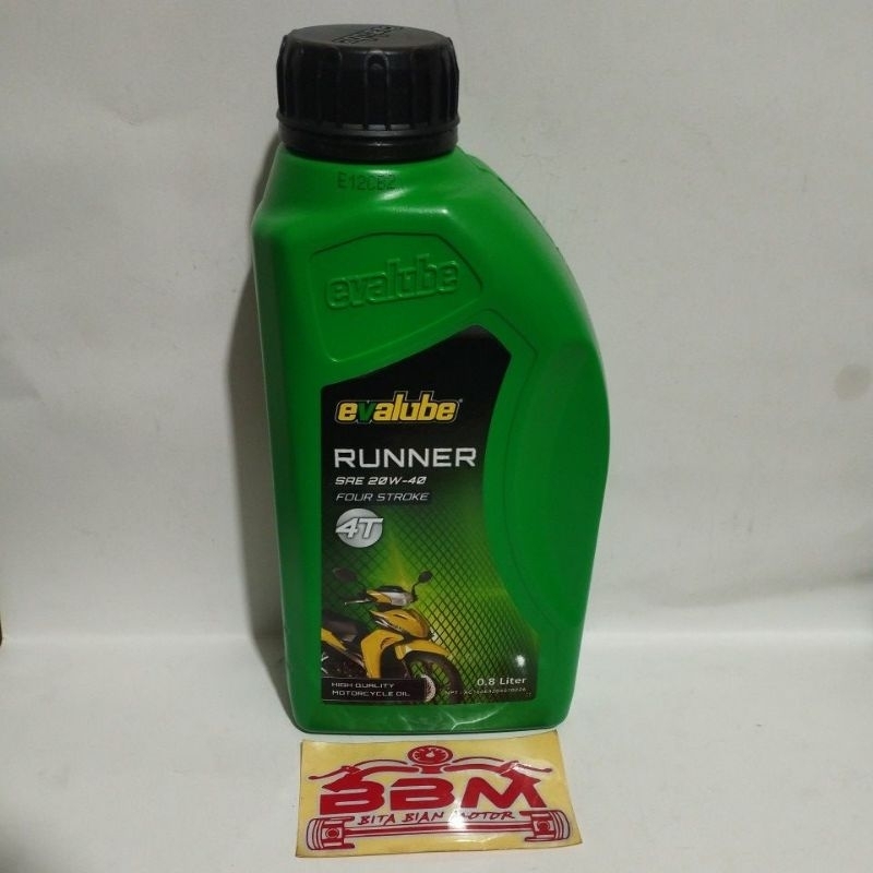 OLI MESIN EVALUBE RUNNER 4T 20W-40 OLI 4T EVALUBE RUNNER 4T