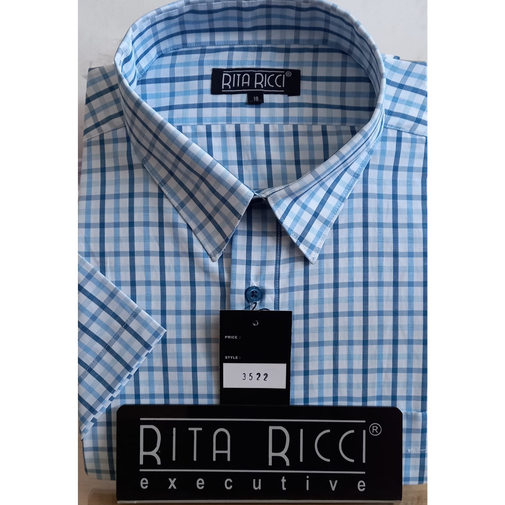Kemeja pria Rita Ricci lengan pendek artikel 3522