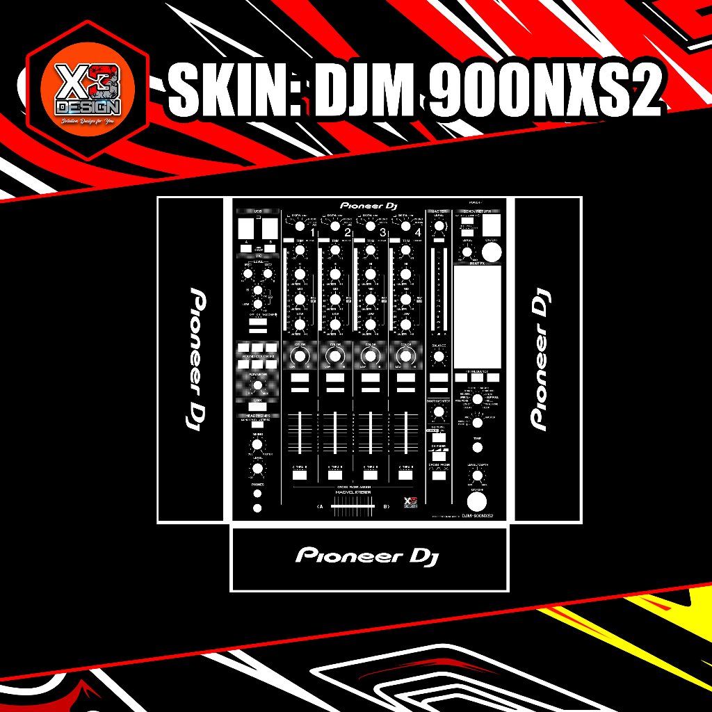 SKINZ PIONEER DJM SERIES 500 600 700 800 850  900NXS NXS2 ALL VARIAN COLOUR & CUSTOM