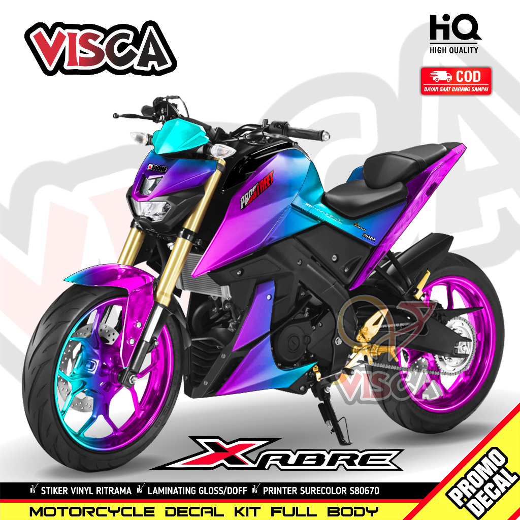 Decal Xabre Full Body Dekal Xabre Stiker Xabre Variasi Full Body Striping Xabre Variasi Decal Hologr