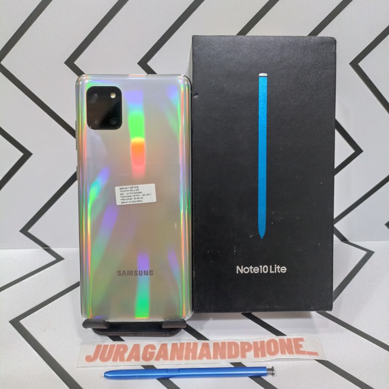 Samsung Note 10 Lite 8/128GB Hp Second Seken Bekas Bergaransi