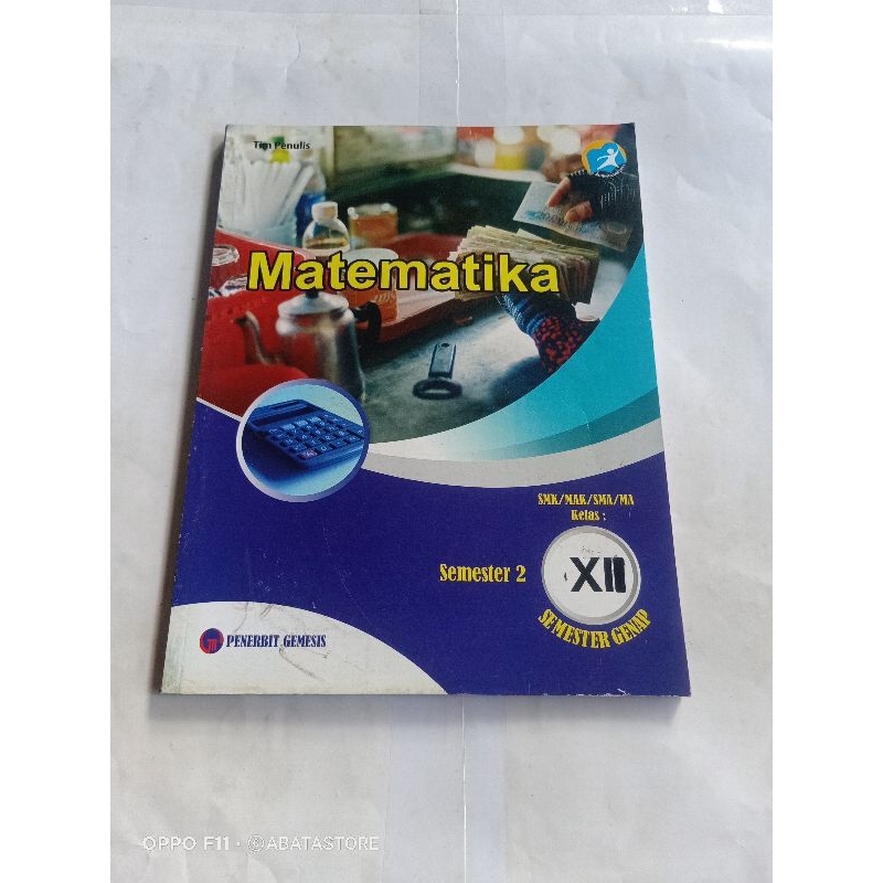 BUKU MATEMATIKA SMK MAK KLS XII K13 SEM 2 GEMESIS