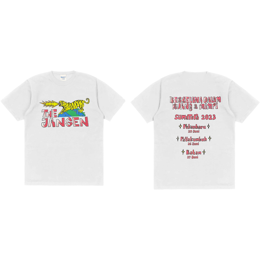 Skena T-shirt Band Skena SUMATERA TOUR 2023