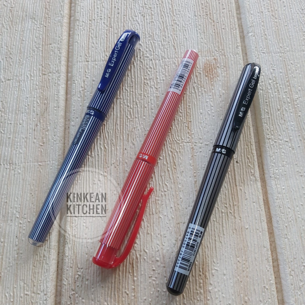 

Pulpen Gel 1.0mm Barrel stick expert with stripe design smooth write - M&G AGP13671