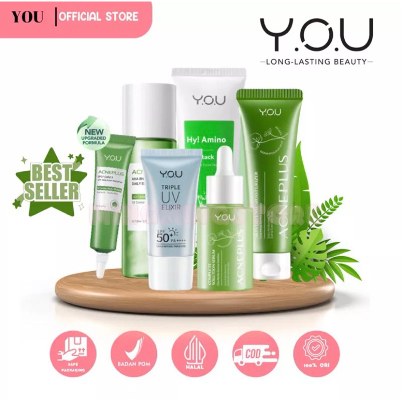 YOU ACNE PLUS SERIES TRIPLE ACTION SPOT CARE SKINCARE KULIT BERJERAWAT
