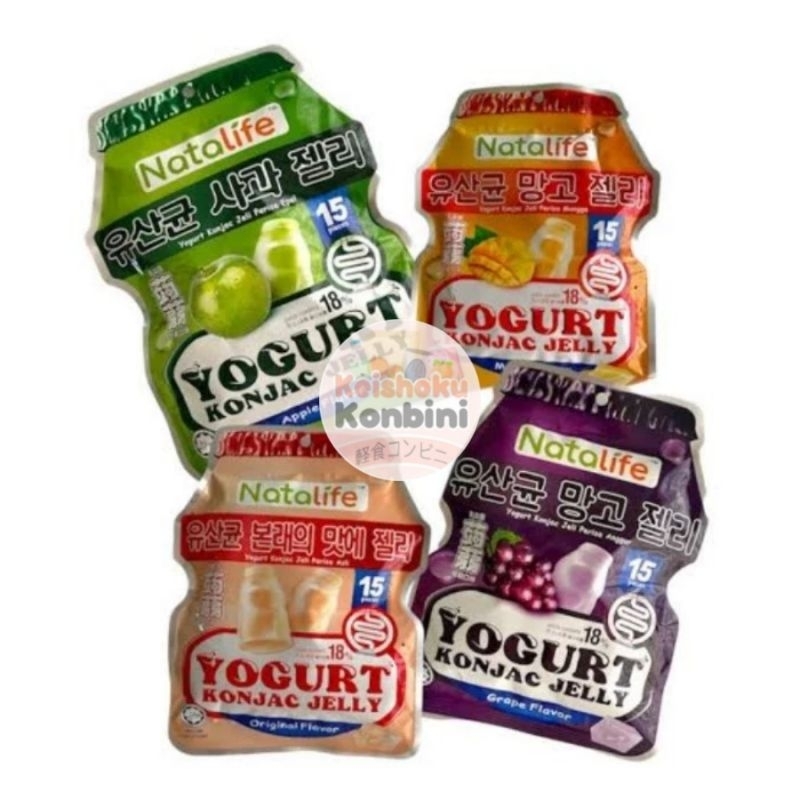 Natalife Yogurt Konjac Jelly / snack impor / yogurt / jelly import / jelly diet / diet / menu diet /