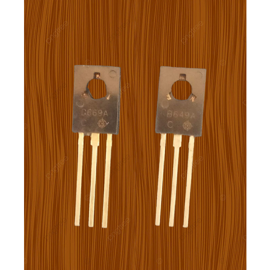 SATU SET TRANSISTOR 2SB649A 2SD669A ORIGINAL B649 dan D669