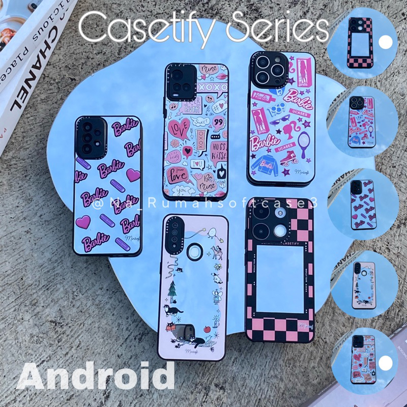 OPPO PT II | Casetify series motif fashion blackpink xoxo cute cat For A57 4G 2022/A77S A92020/A5202