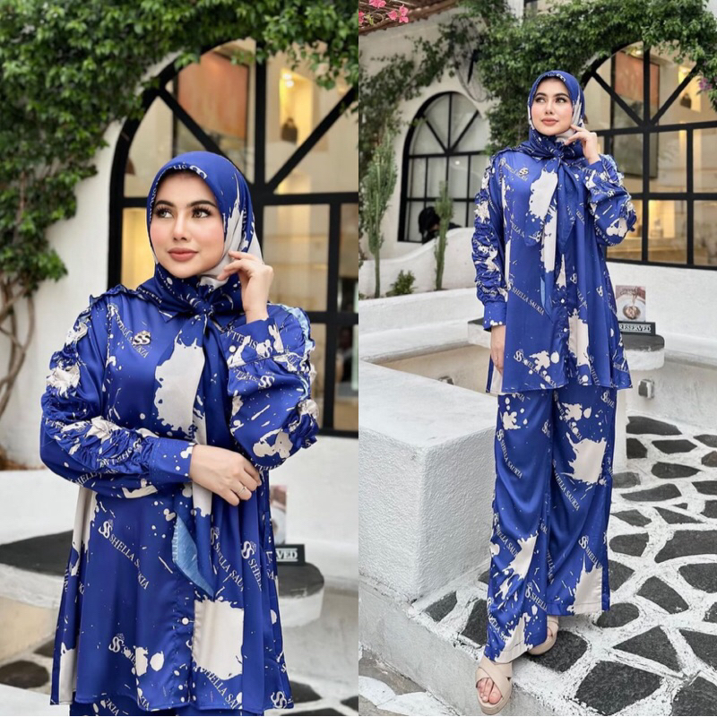 ONE SET BERCAK BY SHELLASAUKIA ORIGINAL