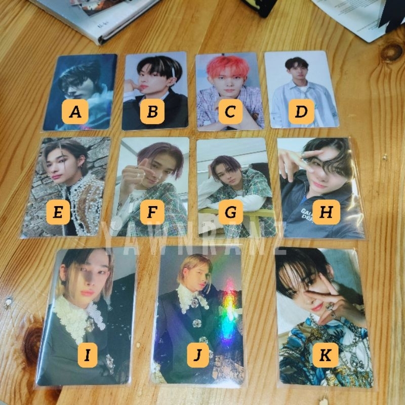 Photocard Official Sunghoon, Jay, Ni-ki, Heeseung Enhypen (Dark Blood, Manifesto, Senkou, Hoodie, Gg