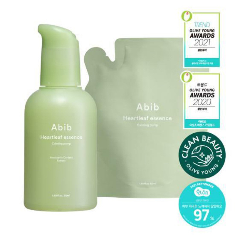 Abib Heartleaf Essence Calming Pump