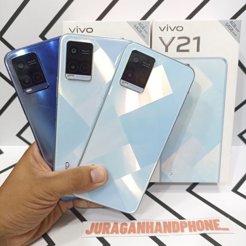 Vivo Y21 4/64GB Hp Second Seken Bekas Fullset