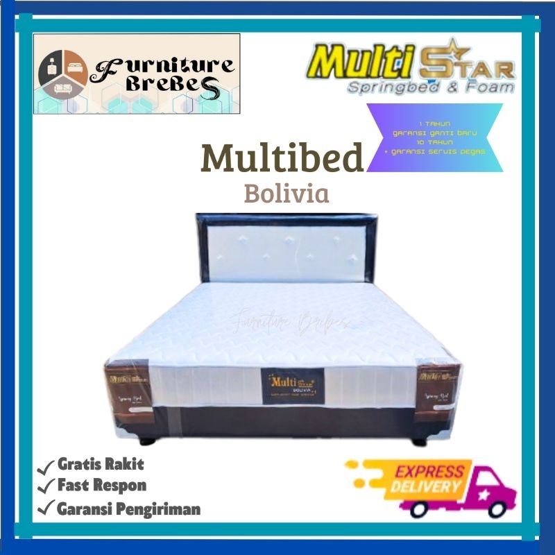 Spring bed Full Set 160x200 / Springbed Divan No 2 Murah Cirebon Tegal Brebes Slawi